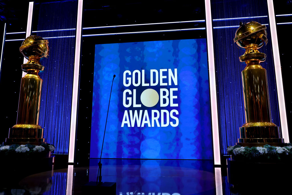 The Golden Globes stage on Sunday night.