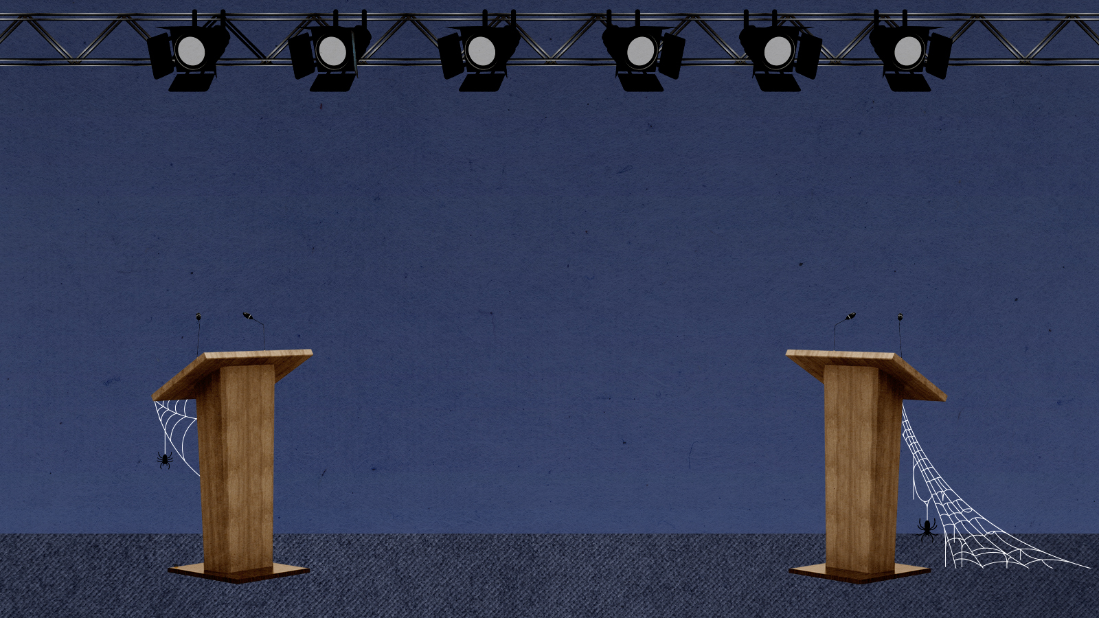 A debate stage.
