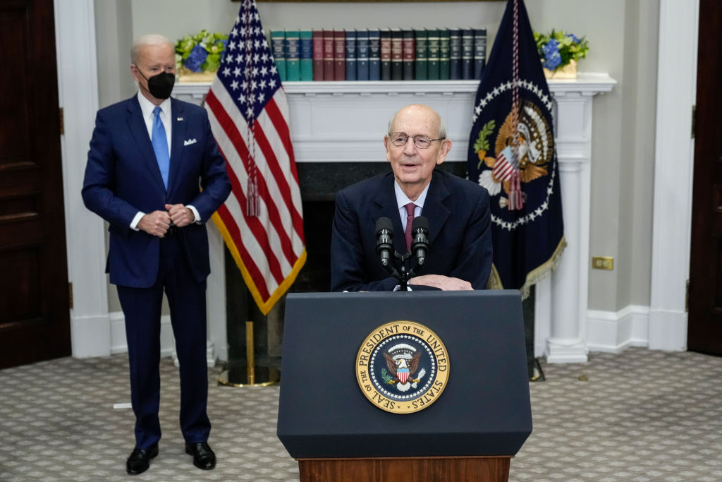 Joe Biden and Stephen Breyer