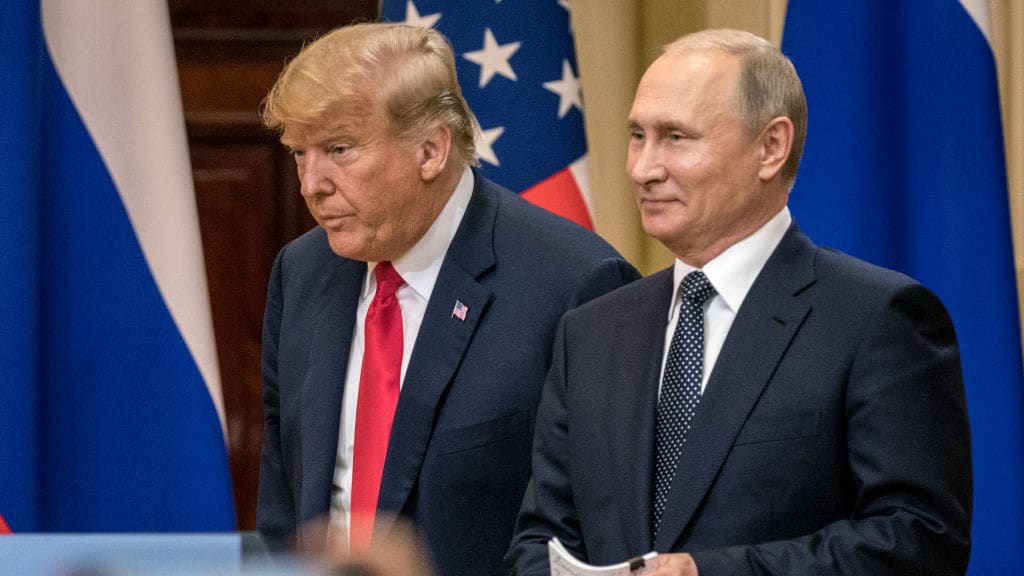 Donald Trump and Vladimir Putin.