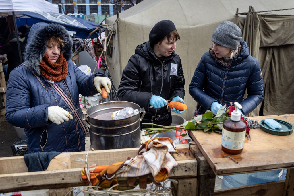 Feeding Ukrainian refugees