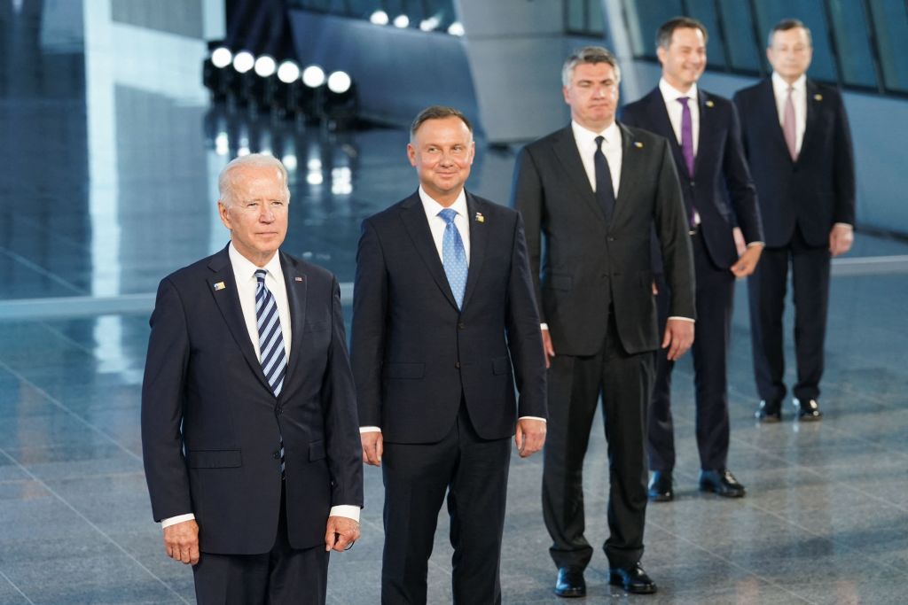 Joe Biden, Andrzej Duda, other NATO heads of state