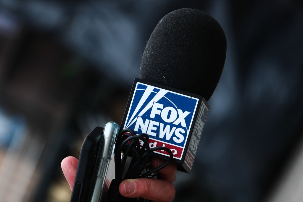 A Fox News microphone.