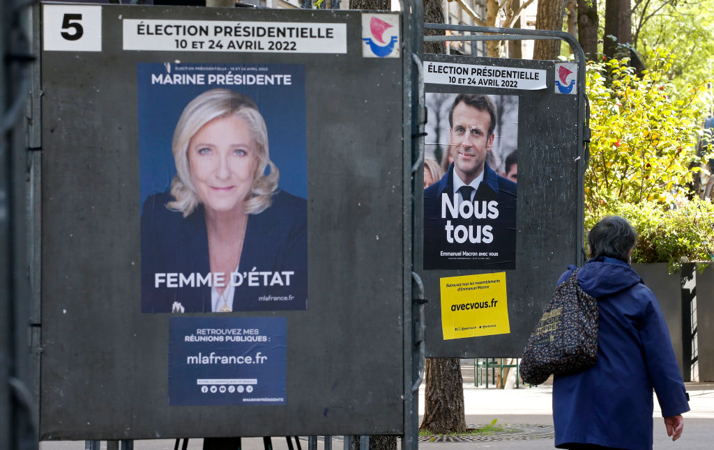 Le Pen and Macron.
