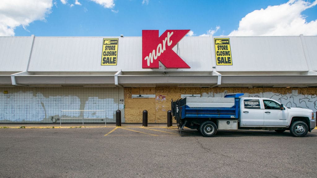 A closed Kmart in Minneapolis.