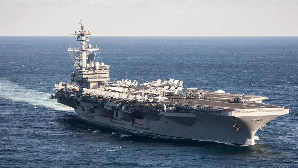 The USS George Washington in 2017.