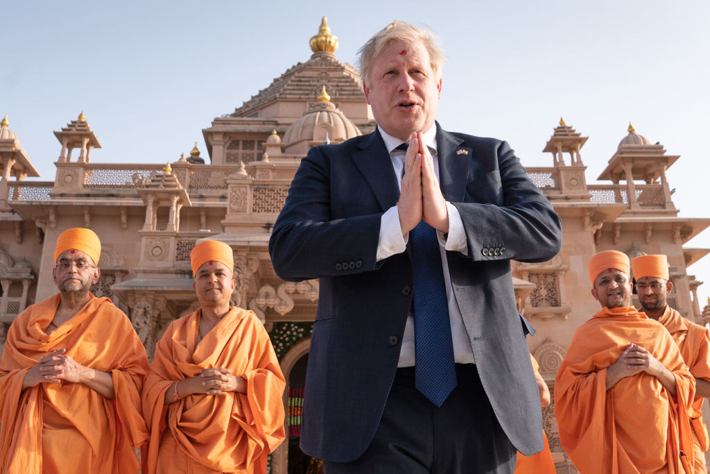 Boris Johnson in India
