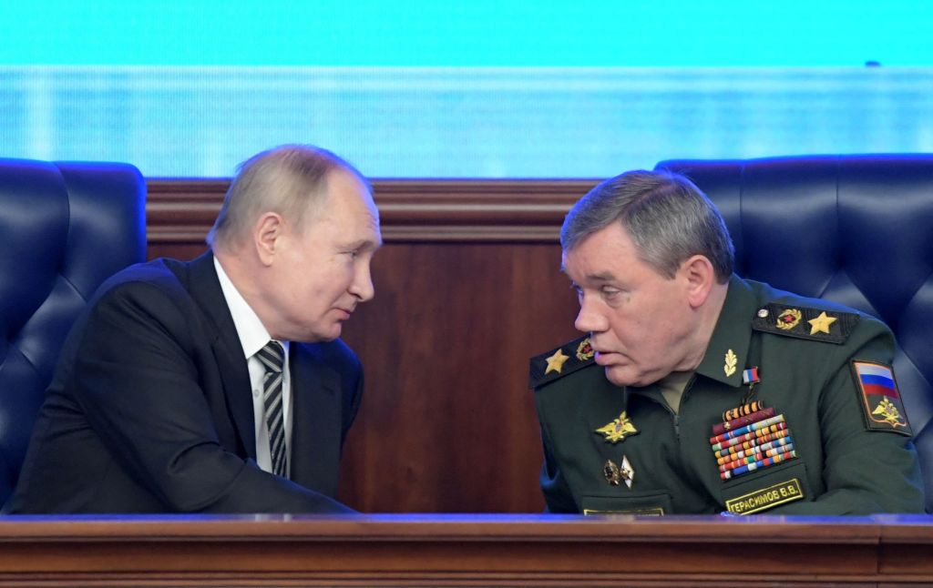 Vladimir Putin and Gen. Valery Gerasimov