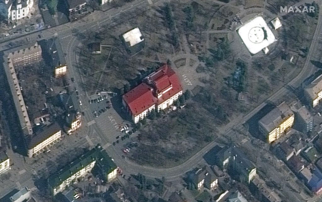Theater in Mariupol.