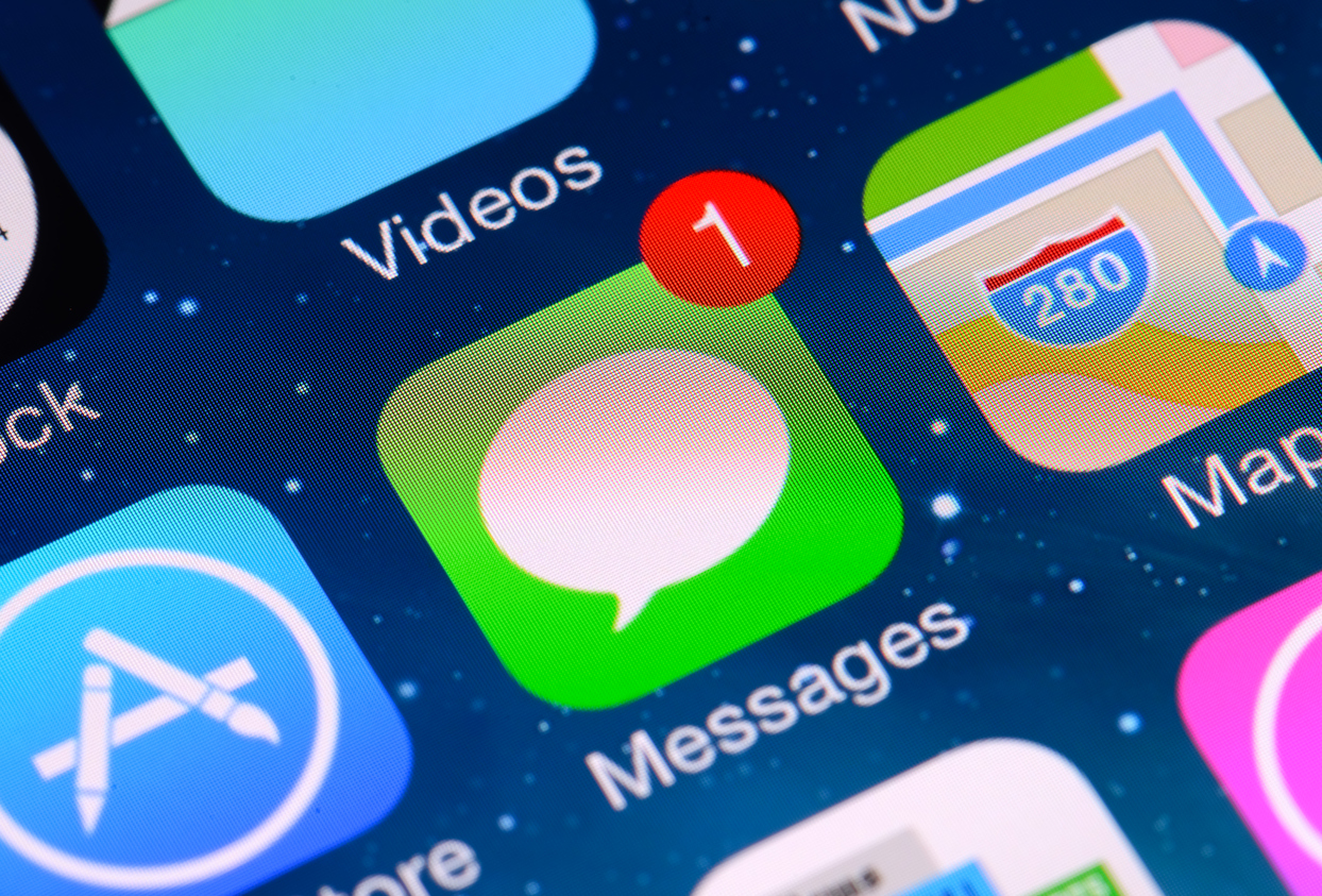 Apple messaging app