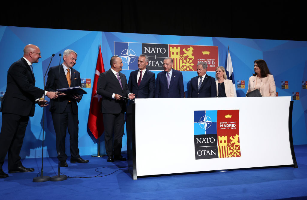 NATO officials in Madrid.