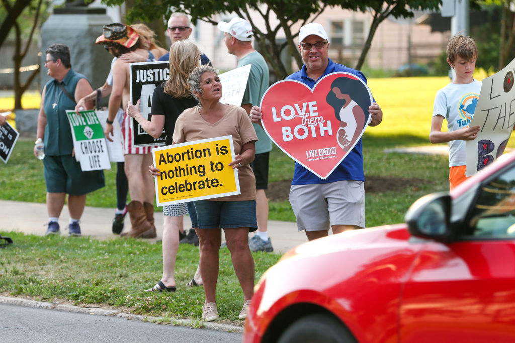 Pro-life demonstrators