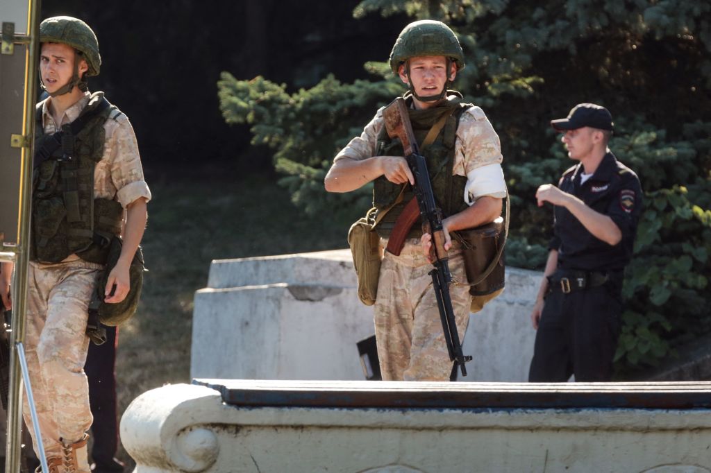 Russian military police in Crimea