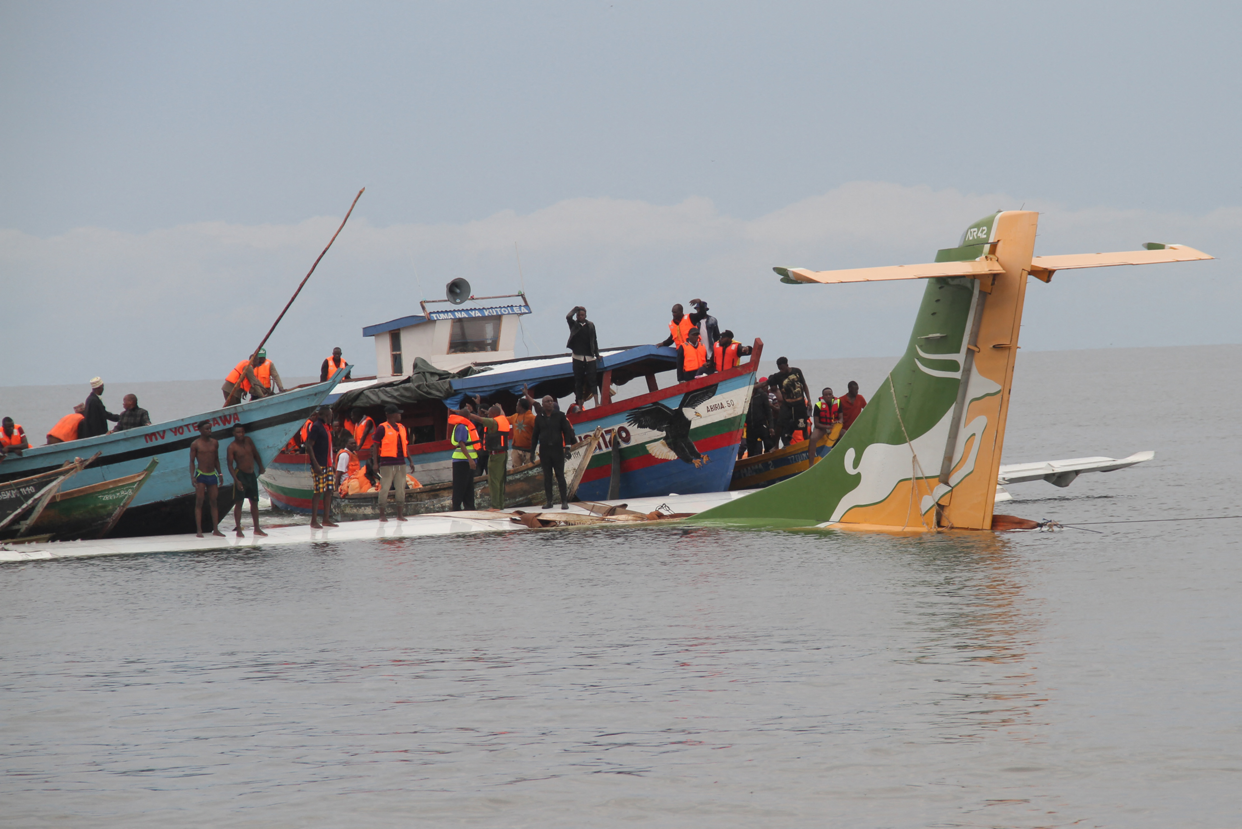 A Precision Air flight crashed into Lake Victoria in Tanzania, killing 19. 