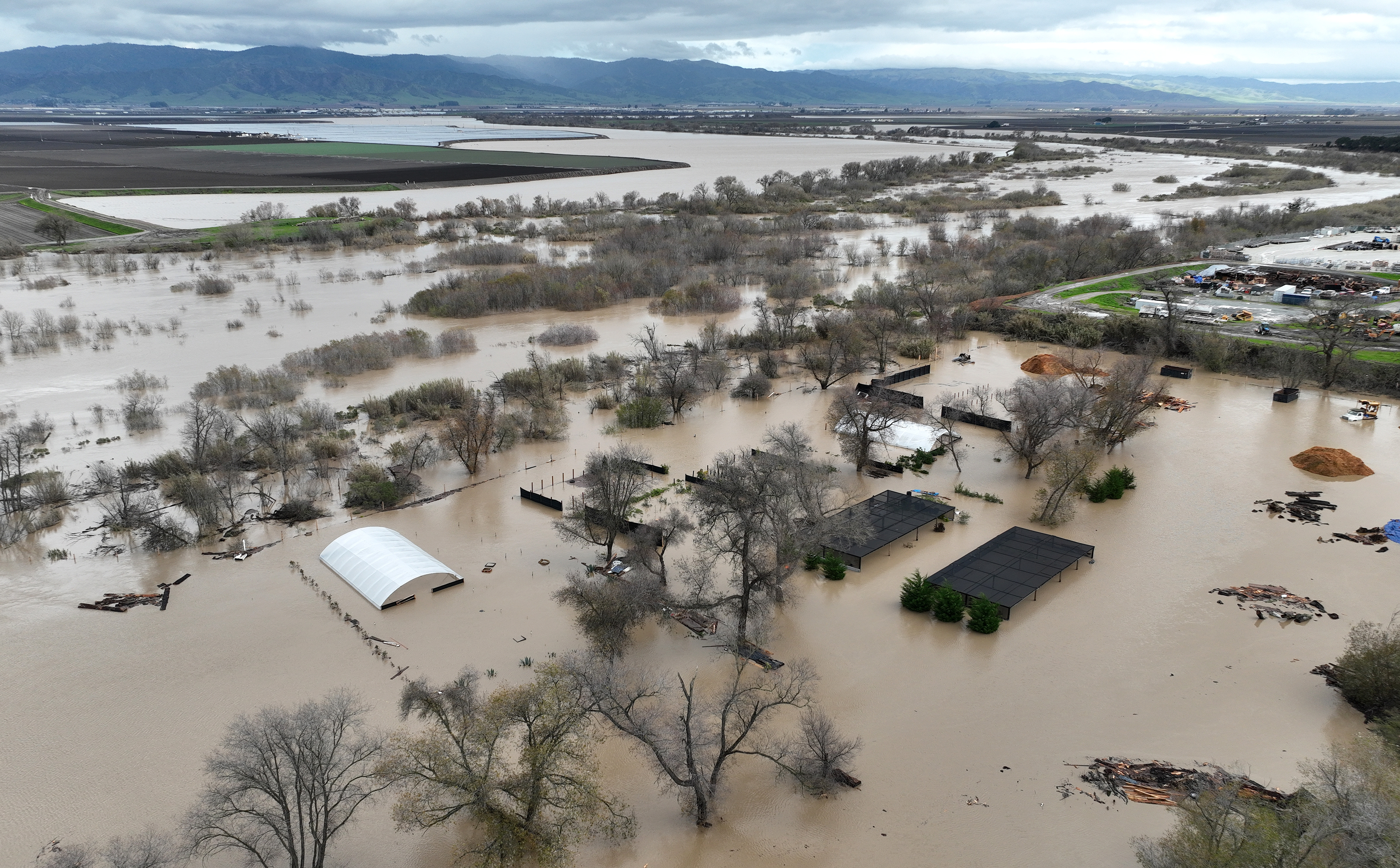 Flooding in California. 
