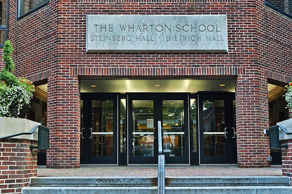 The Wharton School of Business at the University of Pennsylvania.