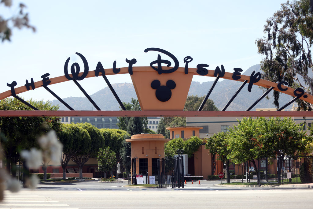 Entrance to The Walt Disney Company headquarters. 