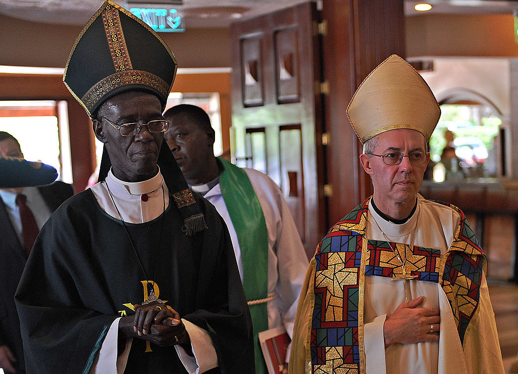 Archbishop of Kenya Eliud Wabukala and Archbishop of Canterbury Justin Welby