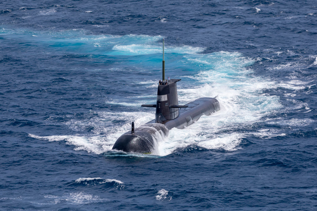 An Australian submarine. 
