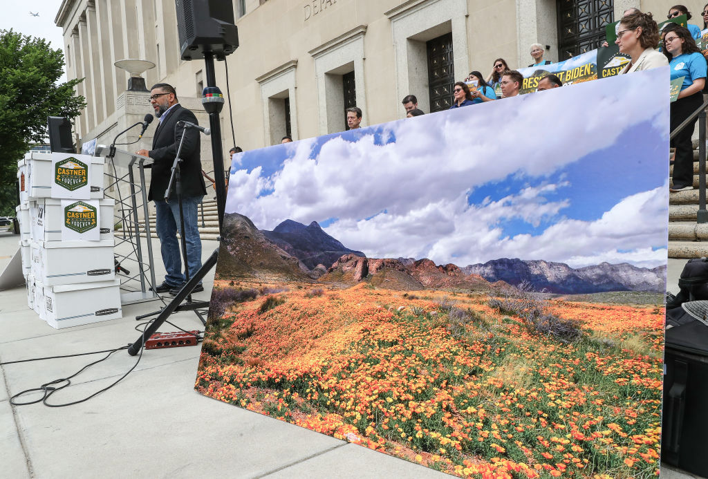 Advocates for Castner Range National Monument near El Paso