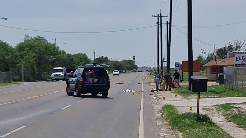 Bus stop in Brownsville, Texas, where 8 died in SUV crash