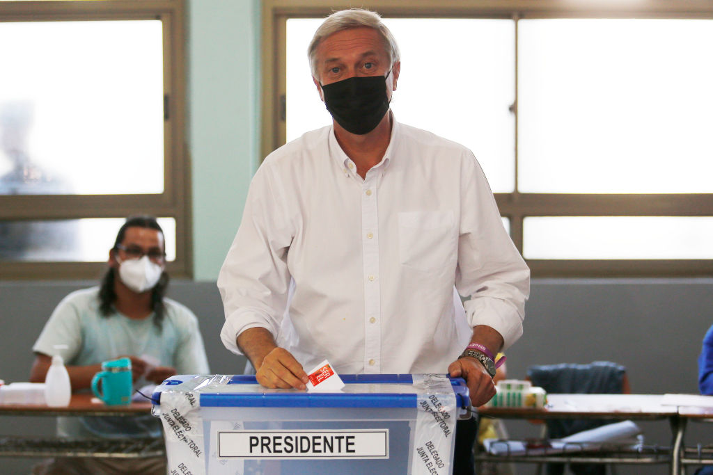 Jose Antonio Kast voting