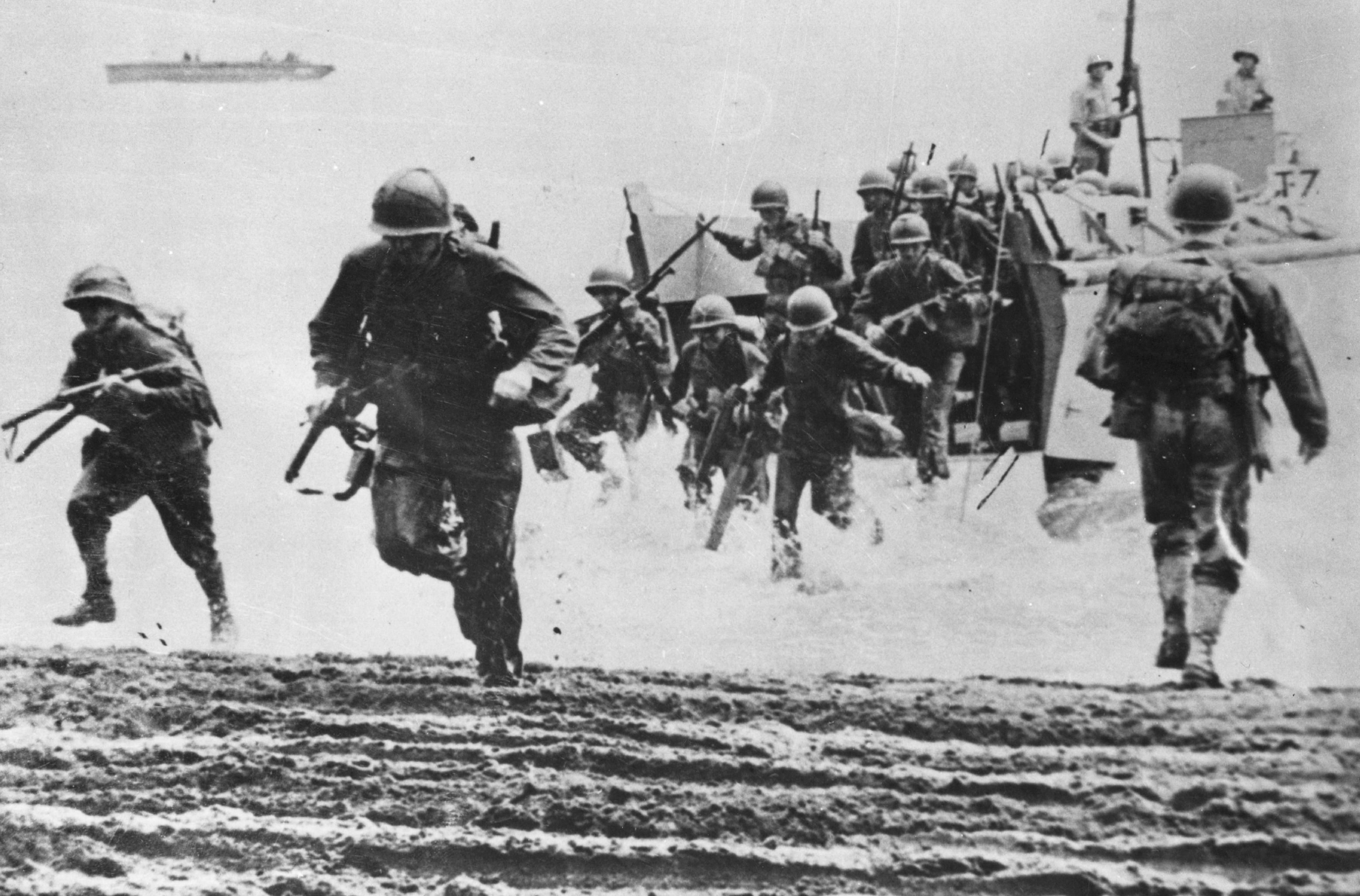 American marines at Guadalcanal