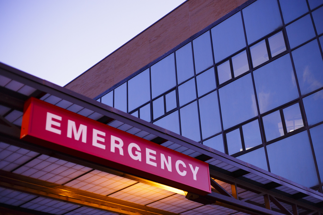 A hospital emergency room