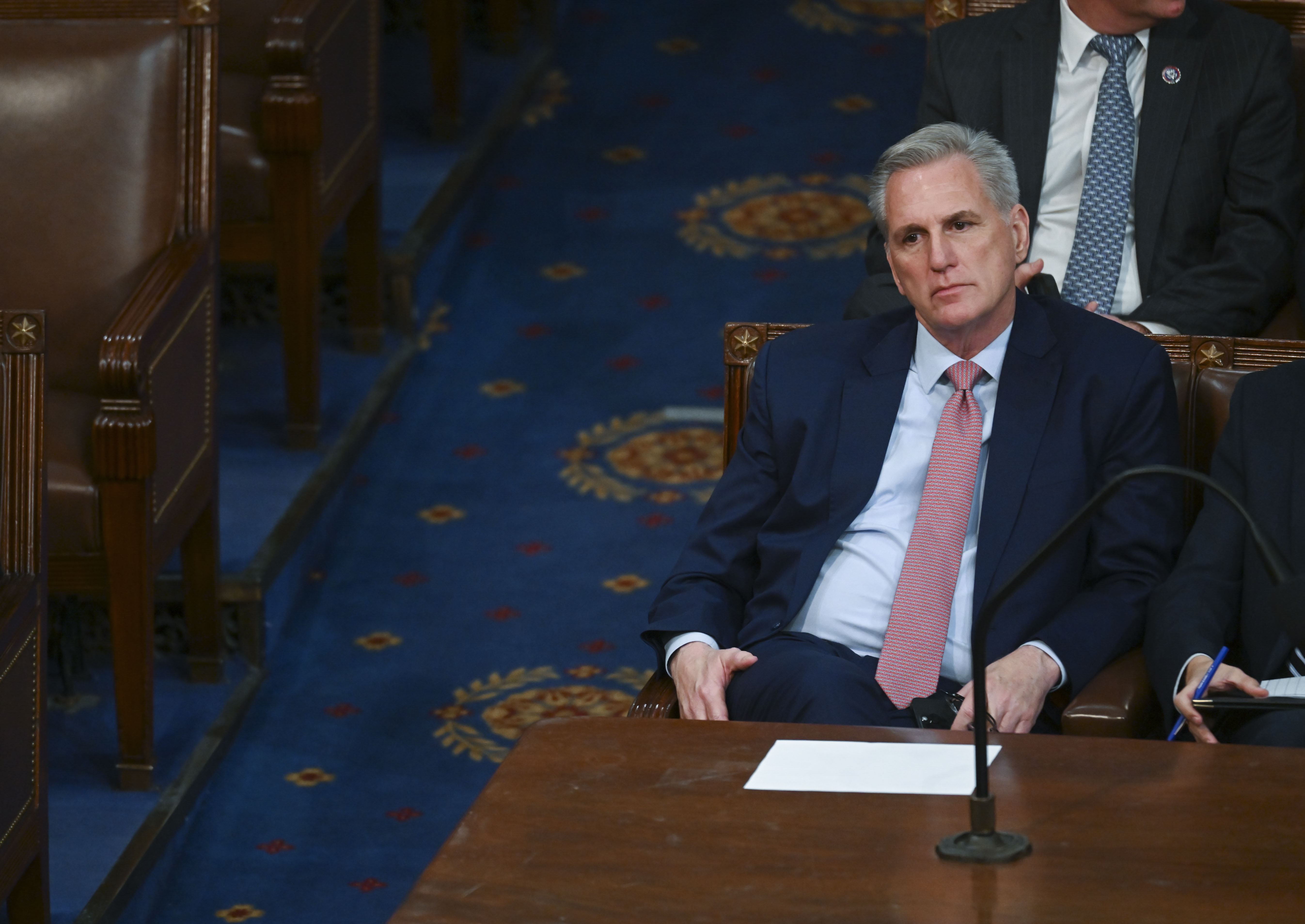 Kevin McCarthy in the House chamber