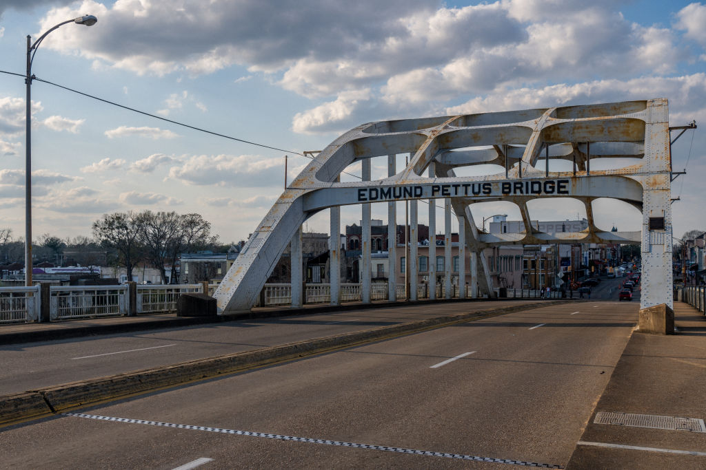 The Edmund Pettus Bridge in Selma, Alabama. 