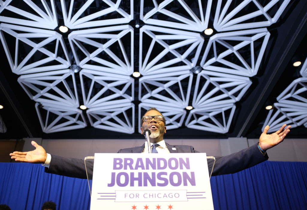Chicago Mayor-elect Brandon Johnson. 