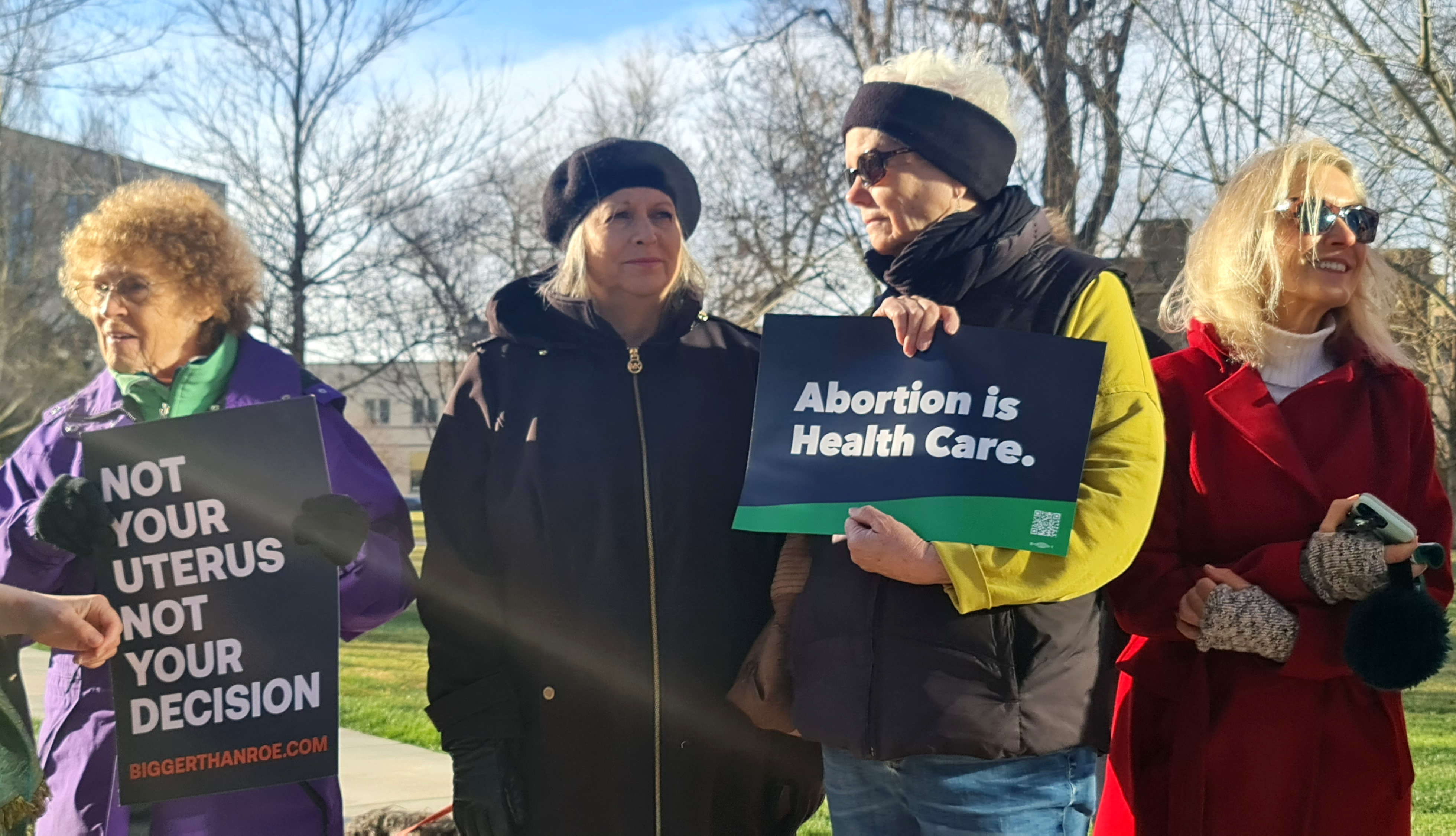 Abortion rights advocates 