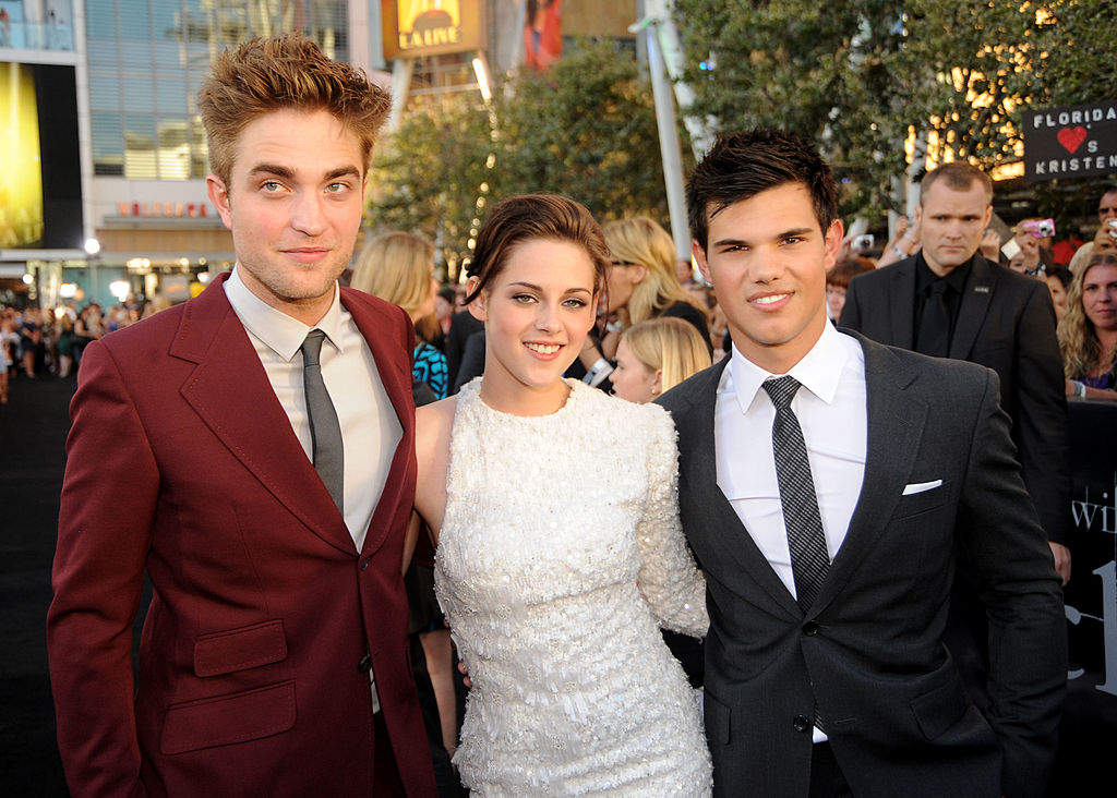 Robert Pattinson, Kristen Stewart, and Taylor Lautner