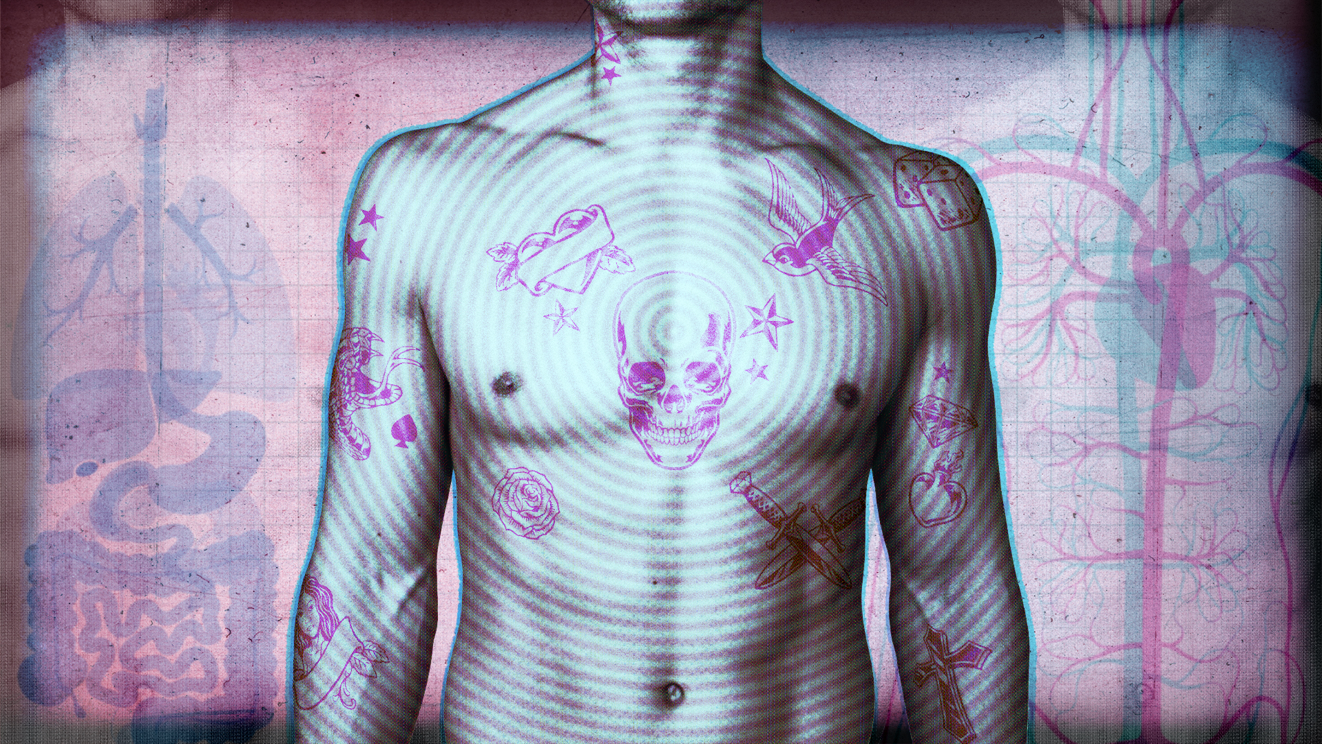 Tattooed torso