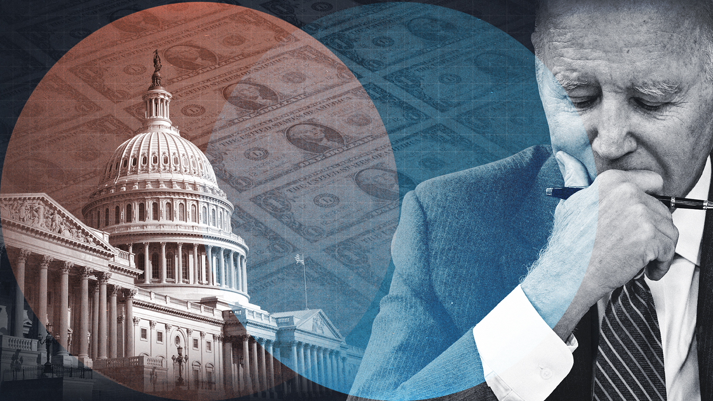 Joe Biden, Congress and dollar bills