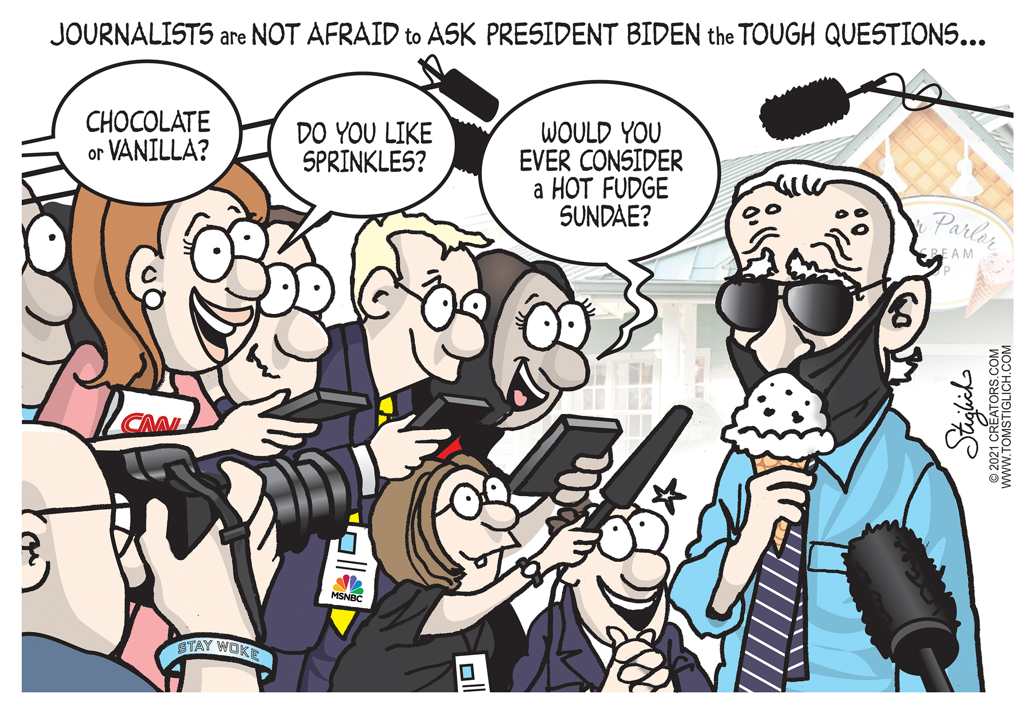 The media&#039;s toughness on Biden