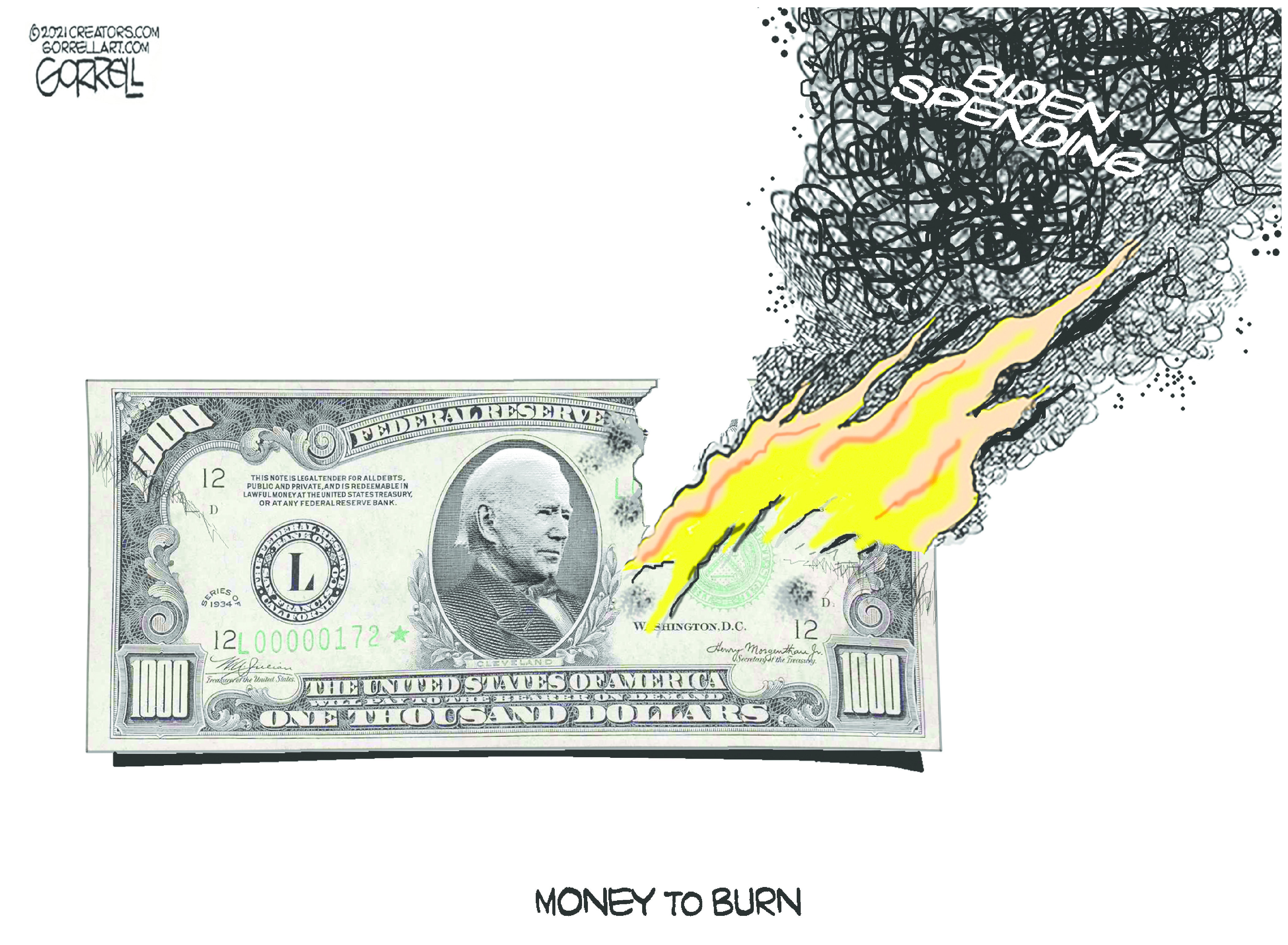 Biden&#039;s money-burning