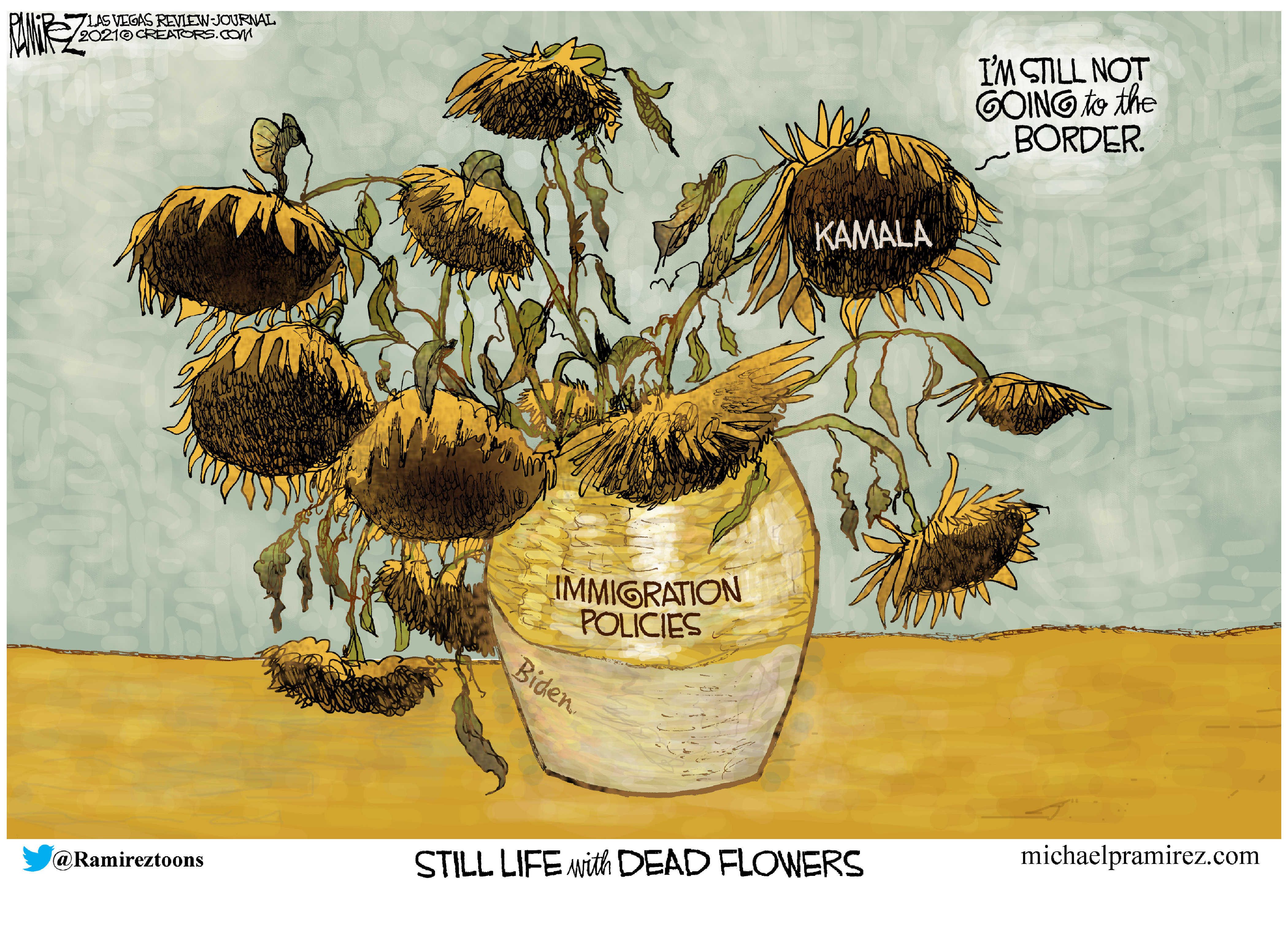 Kamala&#039;s dead flowers