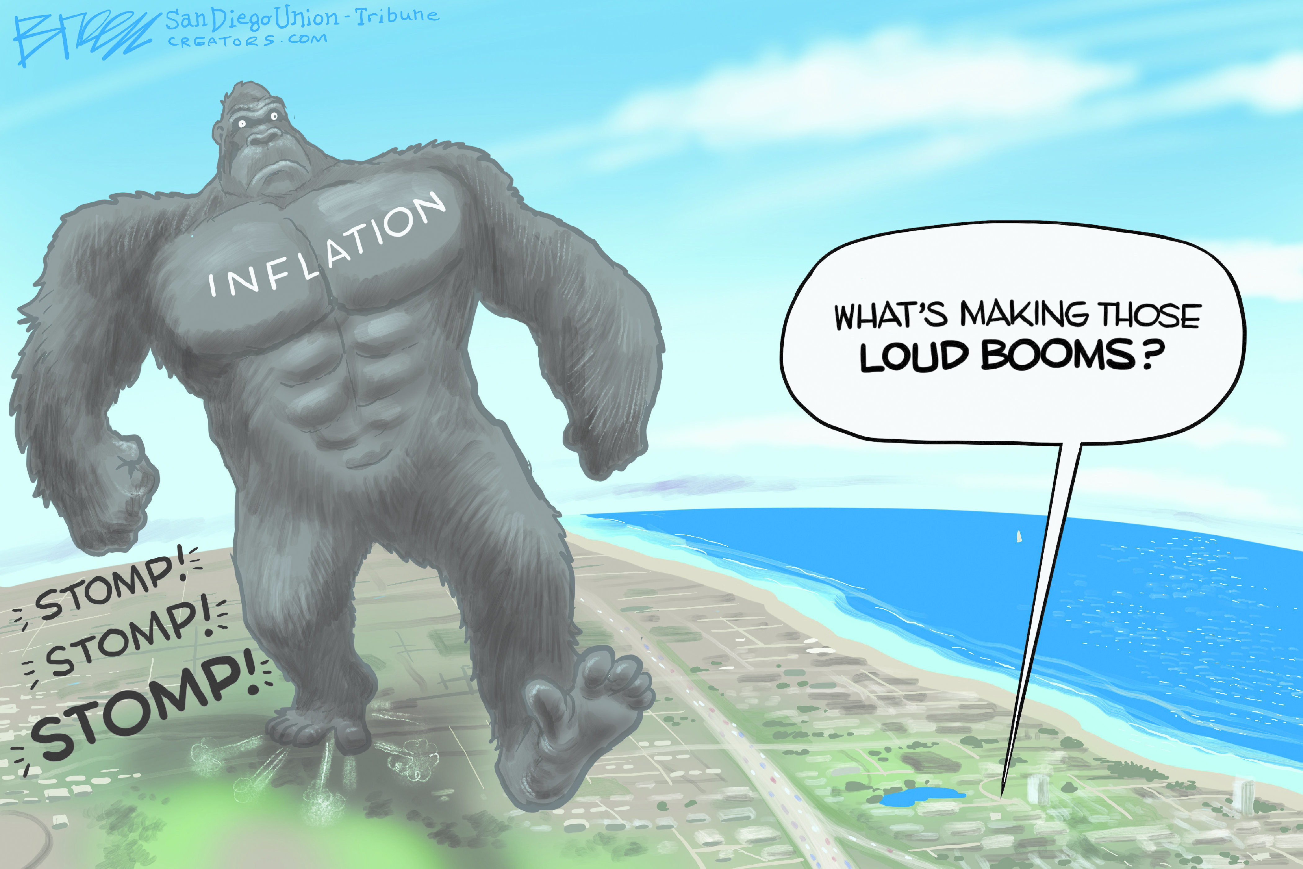 The inflation monster
