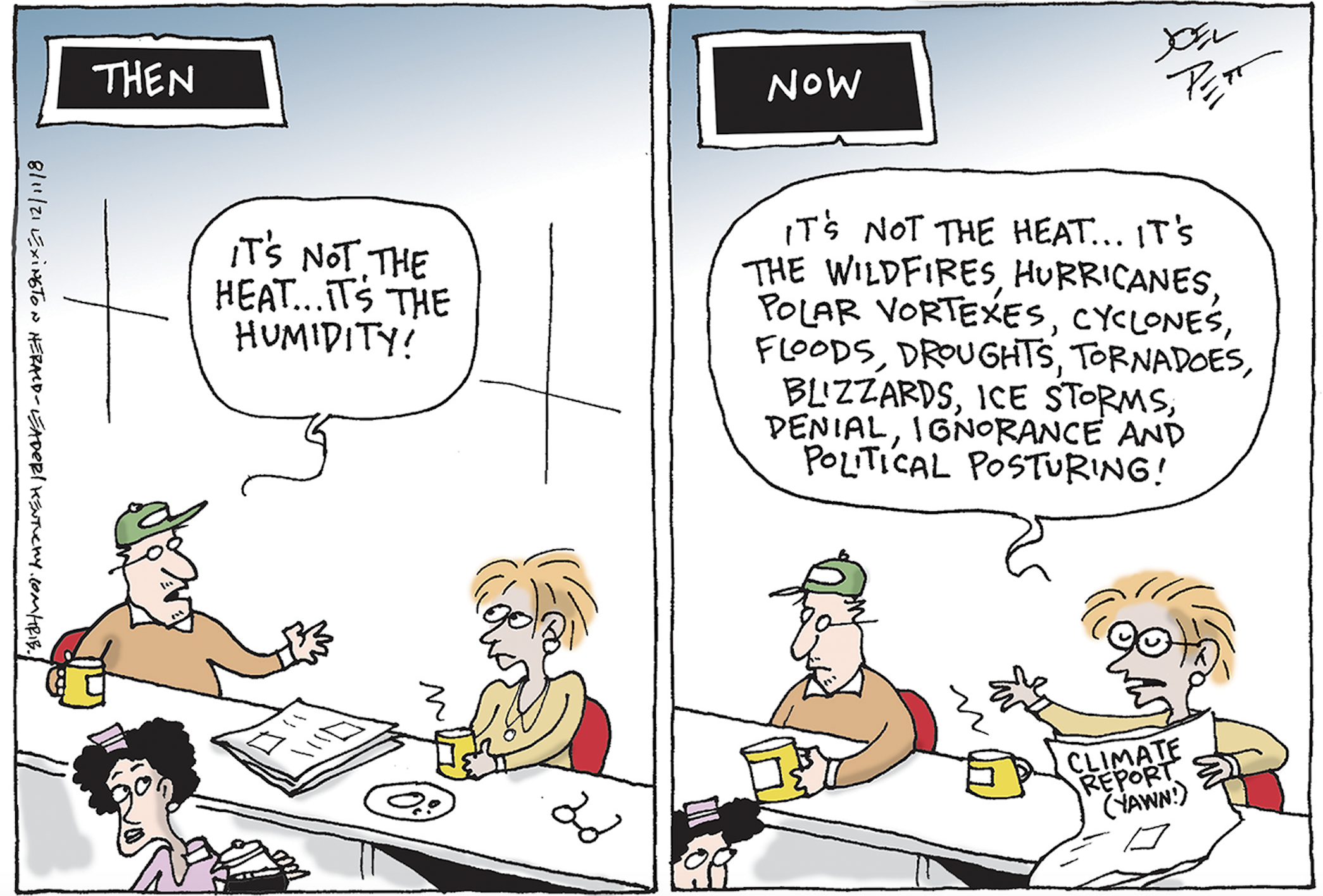 climate change, then and now