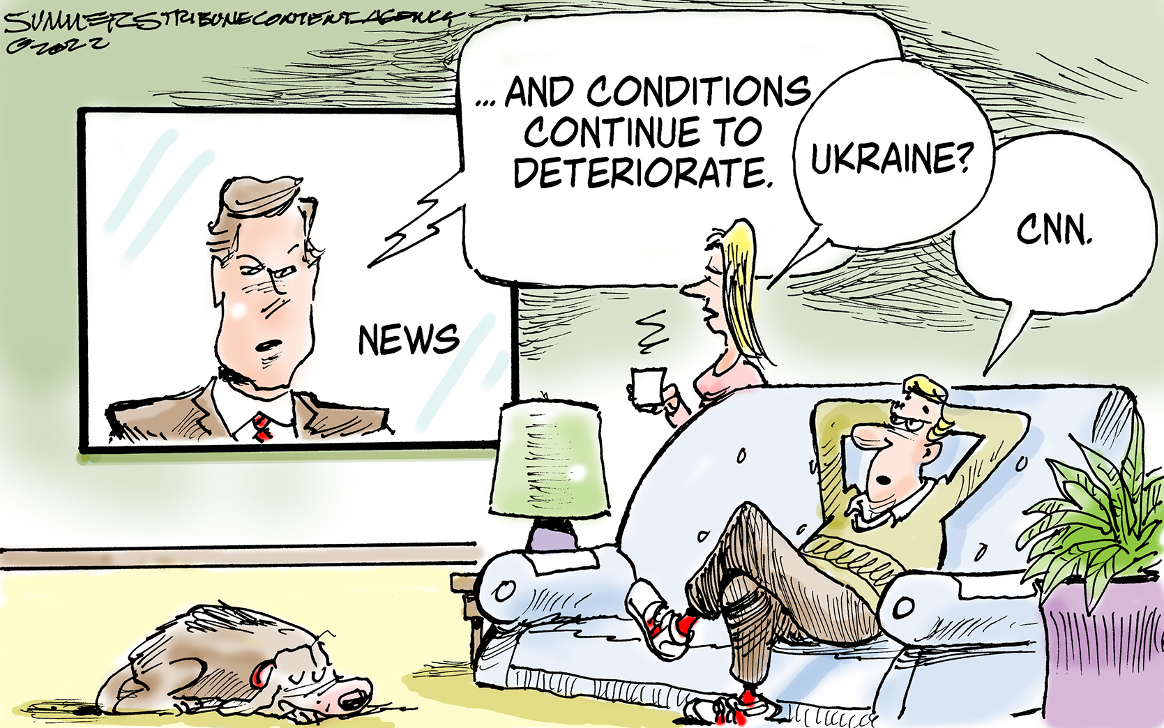 Editorial Cartoon.