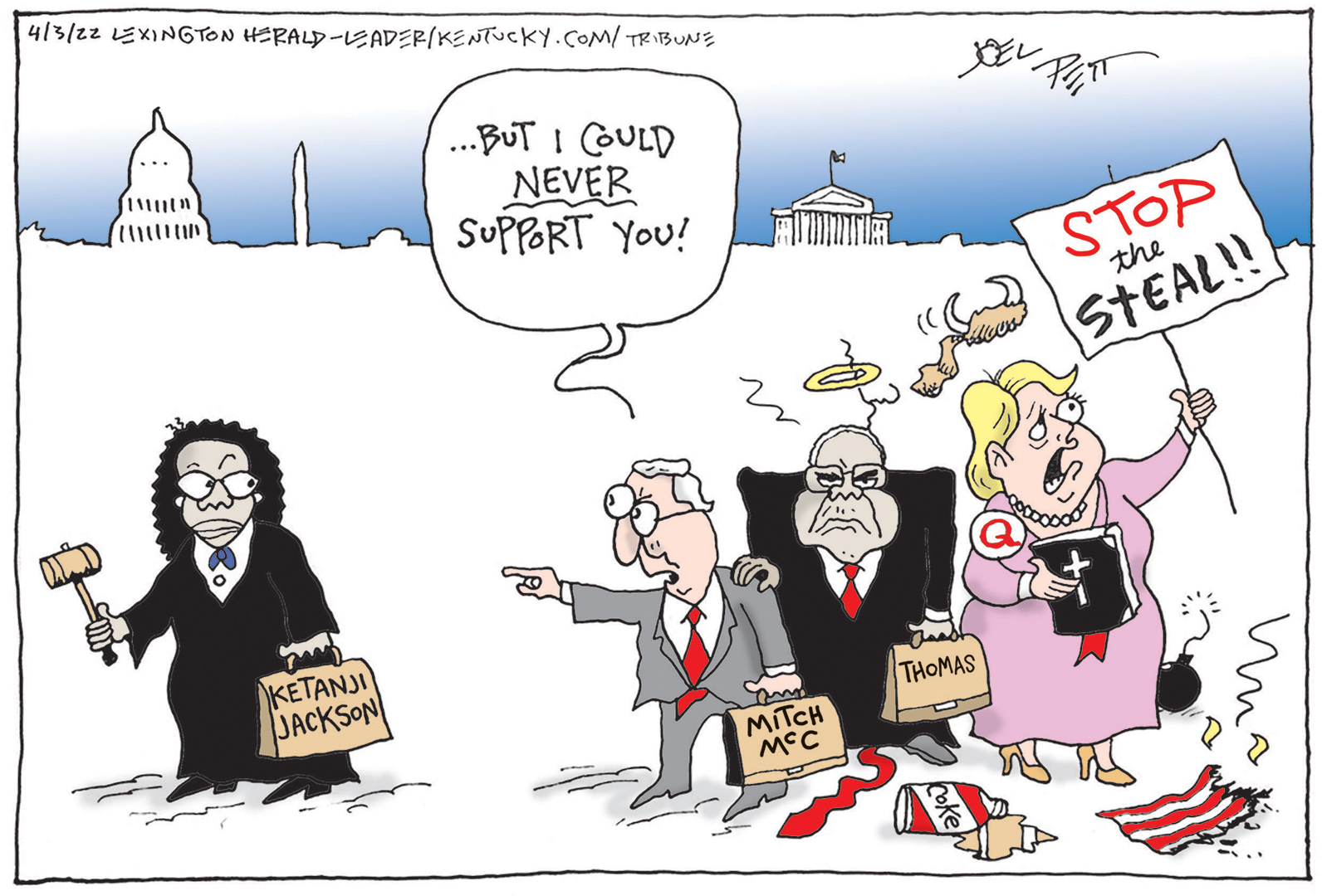 Political Cartoon.