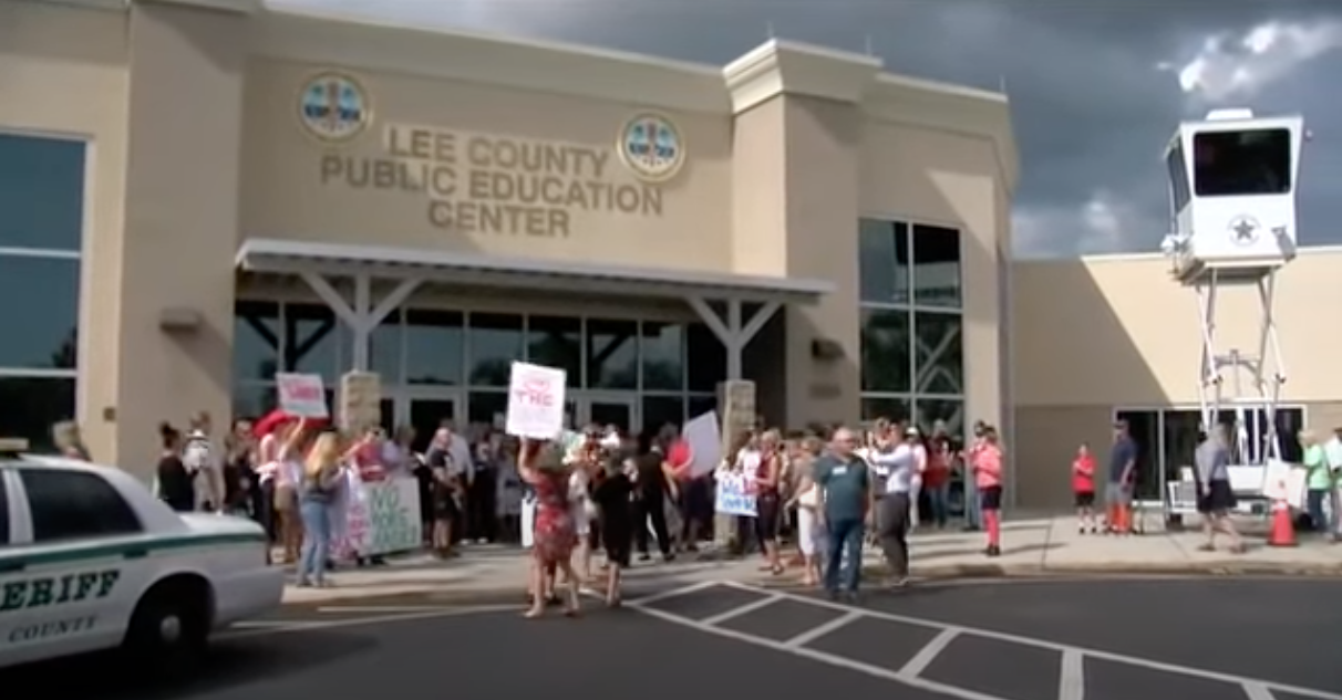 Deputies had to break up fights at a Florida school district office that  announced a mask mandate